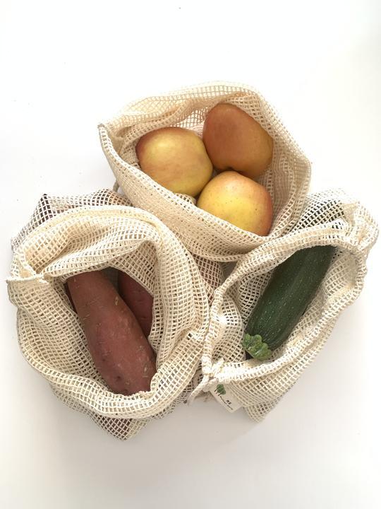 Mother Earth Mesh Produce Bags 3pk